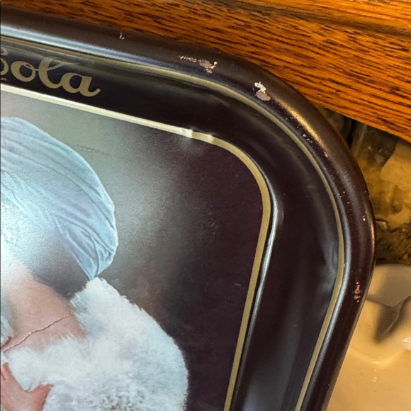 1975 Coca-Cola Art Deco Style Metal Tray with 1920’s Flapper Girl - Picture 2 of 8